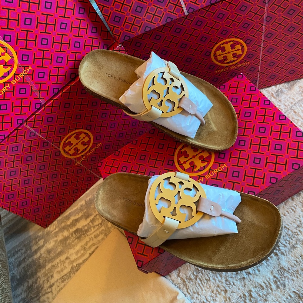 Tory Burch Women's Miller Cloud Slide Sandals - Picture 3 of 9